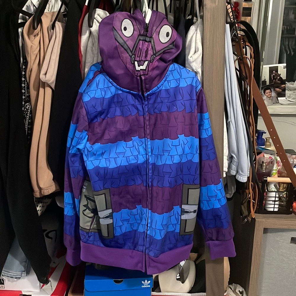 Kids Youth Fortnite Zip up Hoodie Sweatshirt size Medium